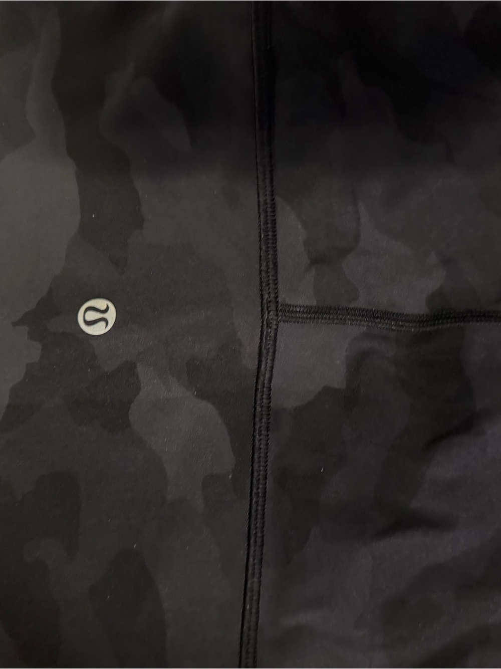 High-Waist Black Camo Leggings lulu - Picture 3 of 3